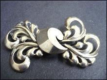 Nouveau Style Brooch Sterling Bow by Monet