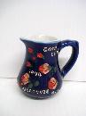 1944 Good Luck Jug Vancouver BC Floral Souvenir Jug