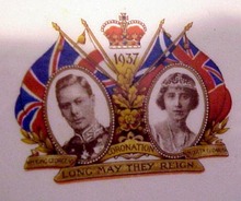 1937 Coronation PLATE