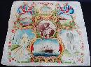 Commemorative Royalty Hankie Hanky Handkerchie English 1937 Coronation f