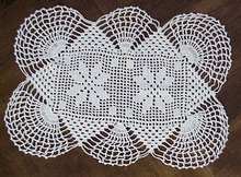 Lovely Crocheted lace Filet Lace Doily