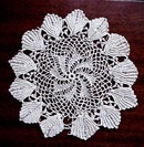 Superb Figural Lace Doily