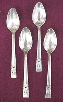 Lovely Silver Plate Tiny Coffee Spoons