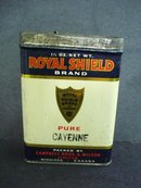 Spice Tin Pure Cayenne by Royal Shield