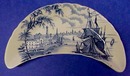 Unique Staffordshire Blue Transfer BONE DISH
