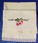 30's Lace & Embroidery TOWEL