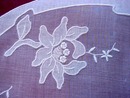Organdy Doily Applique & Embroidery