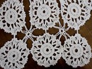 Crocheted White LACE RUNNER