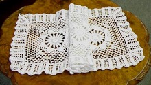 Crocheted White LACE RUNNER #2