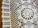 Crocheted White LACE RUNNER #2