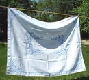 SHABBY CHIC ROSES Embroidery TABLECLOTH