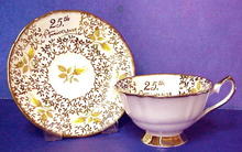 Elizabethan China Cup & Saucer - 25th