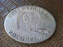 Heavy Diecast Buckle Saskatchewan Roughriders