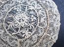 Finest French Net Lace Doily - Lace Rose