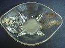 Vintage Silver Overlay Bowl Silver Poppies