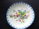 Vintage Butter Pat-Cherry Blossoms and Birds