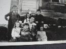 Family Real Photo - Black and White