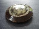 Very Large Bakelite and Metal Button