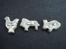 Vintage Childs Toy Cookie Cutters Set of 3