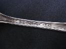 Antique Serving Meat Fork - Silver Plated