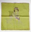 Pretty Antique Emroidery Decorative Pillow Case