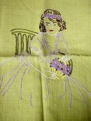 Pretty Antique Emroidery Decorative Pillow Case