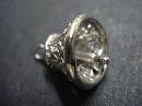 Vintage Silver Filigree Charm - Ornate Table Bell
