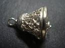 Vintage Silver Filigree Charm - Ornate Table Bell