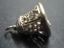 Vintage Silver Filigree Charm - Ornate Table Bell
