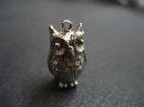 Vintage Silver Charm - Silver Owl Charm or Pendant