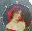 Victorian Glamour Girl Sewing Box