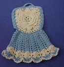 Figural Pot Holder Tiny Dress