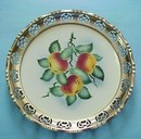 Antique ROUND SERVING TRAY - Germany