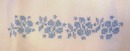 Pair Embroidered Pillowcases BLUE ROSES