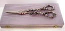 Gorgeous Art Nouveau Figural Grape Scissors