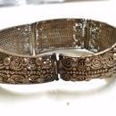 Fantastic Antique Silver and Ivory Bracelet