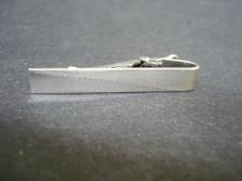 Vintage Silver Tone Tie Clip