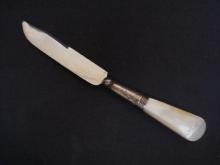 Antique Sterling and Pearl Handle Fruit Knife