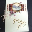 Antique Christmas Card - British Manufacture - Unused - Special - Scotland