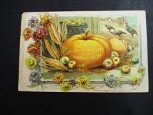 Antique Thanksgiving Postcard by Raphael Tuck and Sons - Used