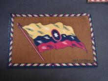 Antique Tobacco Felt - Flag of Colombia