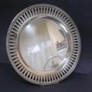 Serving Silver Tray - Round - Open Work