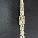 Vintage Letter Opener - Figural Handle - Dryden - Silver Tone Finish