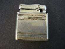 Antique Cigarette Lighter - Silver tone - Deco designs - Colibri by Kreisler - West Germany