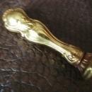 Lovely Antique Wax Stamp Ornate Victorian Style Gold Tone