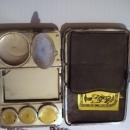Antique SIlver Purse - Ornate victorian style design - Coin Money - Cards - Powder - Mirror