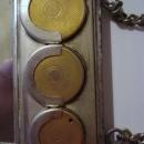 Antique SIlver Purse - Ornate victorian style design - Coin Money - Cards - Powder - Mirror