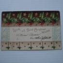 1906 Christmas Postcard - Embossed