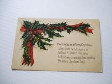 1928 Christmas Card Best Wishes