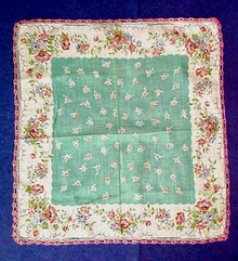 Chintz Like Printed Hanky